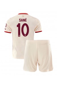 Bayern Munich Leroy Sane #10 Babyklær Tredje Fotballdrakt til barn 2024-25 Korte ermer (+ Korte bukser)